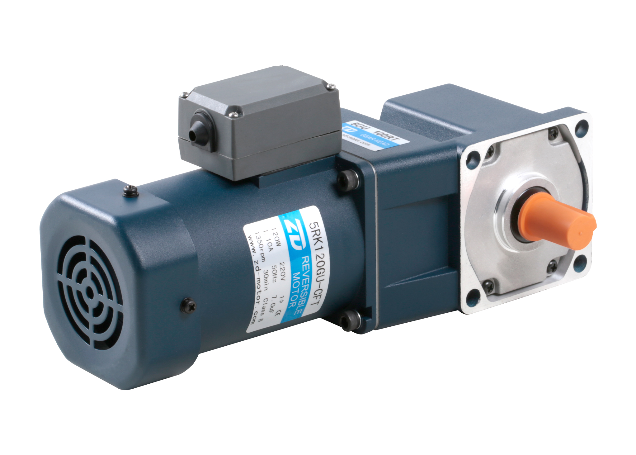 弧錐直角減速電機-可逆120W90mm